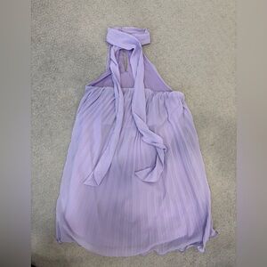 SHEIN Lavender Halter Mini Dress